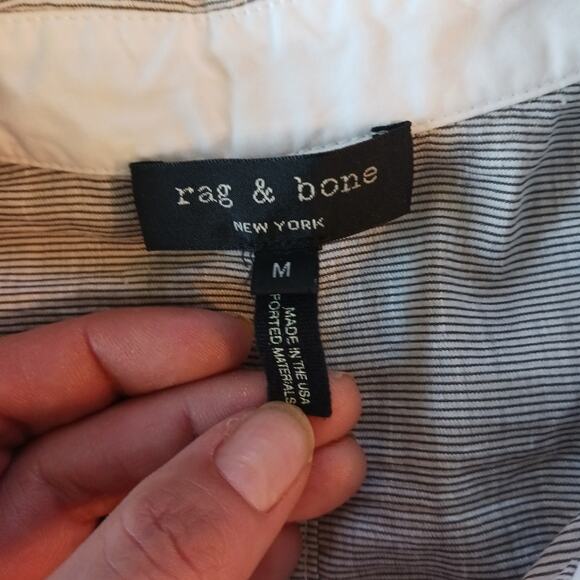 Rag and Bone Ara Tie back short sleeved blouse. Size M - Picture 7 of 10